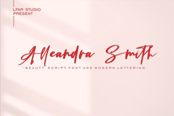Alleandra Smith: The Handwritten Typeface That Elevates Modern Web Design