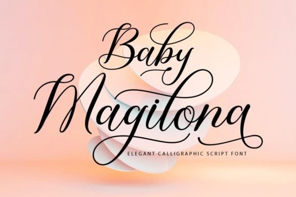 Baby Magilona: A Modern Calligraphy Font for Creative Branding