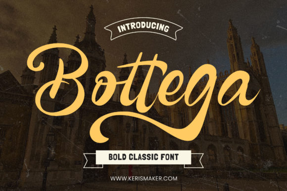 Bottega: A Script Font That Breathes Life Into Handmade Creations