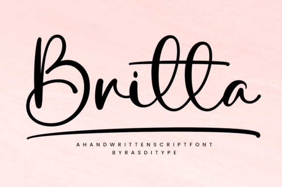 Britta Font for Modern Web Design