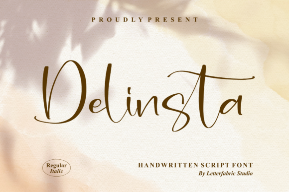 Delinsta: The Perfect Handwritten Font for Handmade Crafts