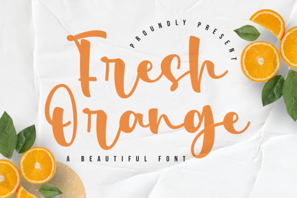 Fresh Orange Font Review for Branding Projects