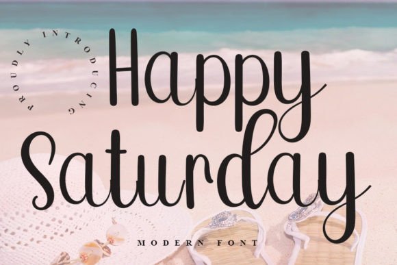 Happy Saturday: The Script Amp Font That Elevates Small Business Branding