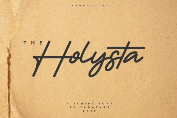 Holysta Font for Modern Branding and Marketing