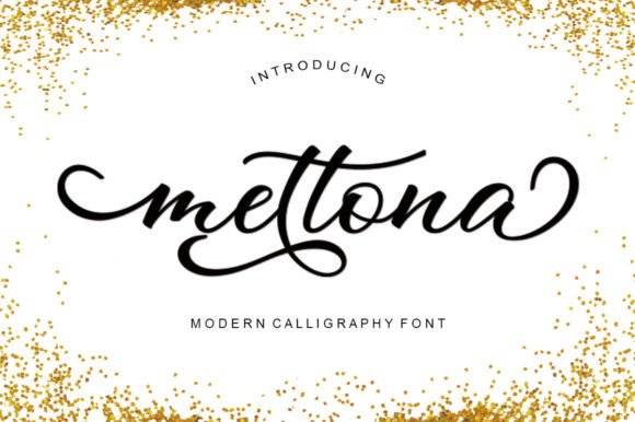 Mettona: A Modern Script Font for Campaign Creativity
