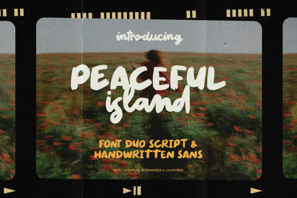 Peaceful Island Font for Web Design