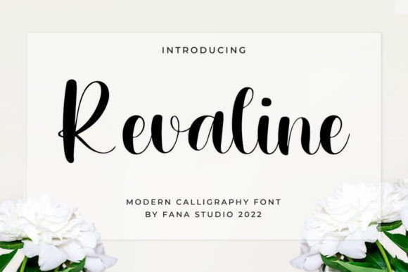 Revaline: A Script Font for Elegant Editorial Design