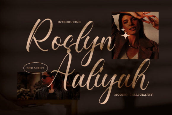 Roslyn Aaliyah: A Handwritten Typeface for Editorial Design