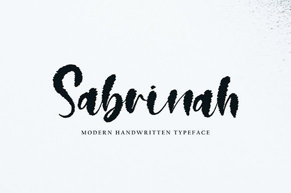 Sabrinah: A Bold Script Typeface for Editorial Design