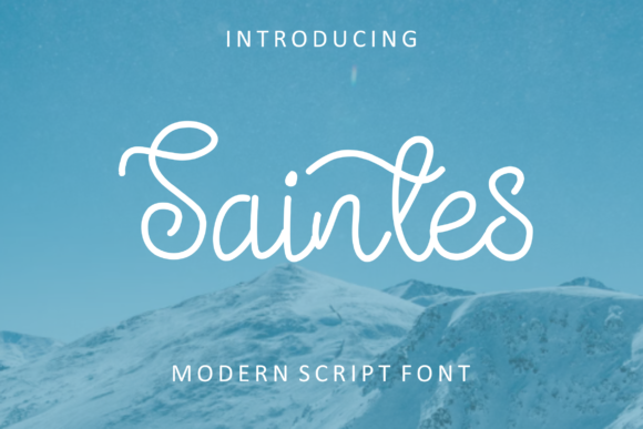 Saintes: A Vintage Script Typeface for Authentic Campaign Design