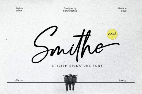 Smithe Signature Font for Modern Branding
