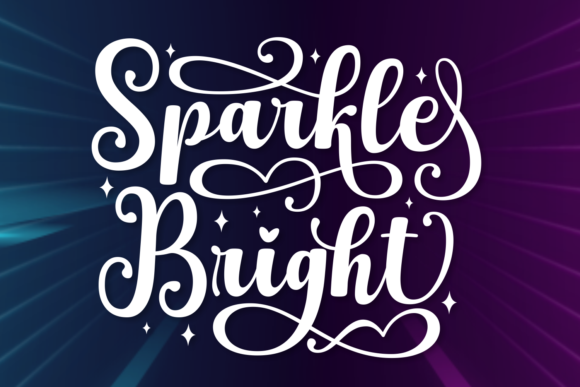 Sparkle Bright: The Perfect Script Font for Modern Web Design