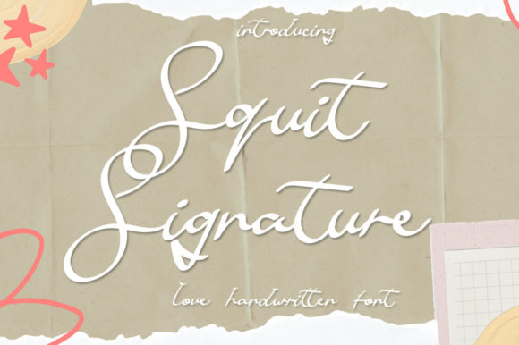 Squit Signature: A Graceful Script Font for Digital Branding