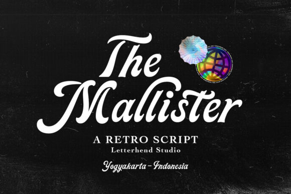 The Mallister: A Retro Script Font for Editorial Design