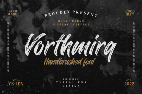 Vorthmirq Script Font for Handmade Creations