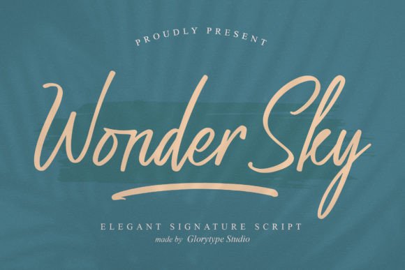 Wonder Sky Font for Campaign Creatives